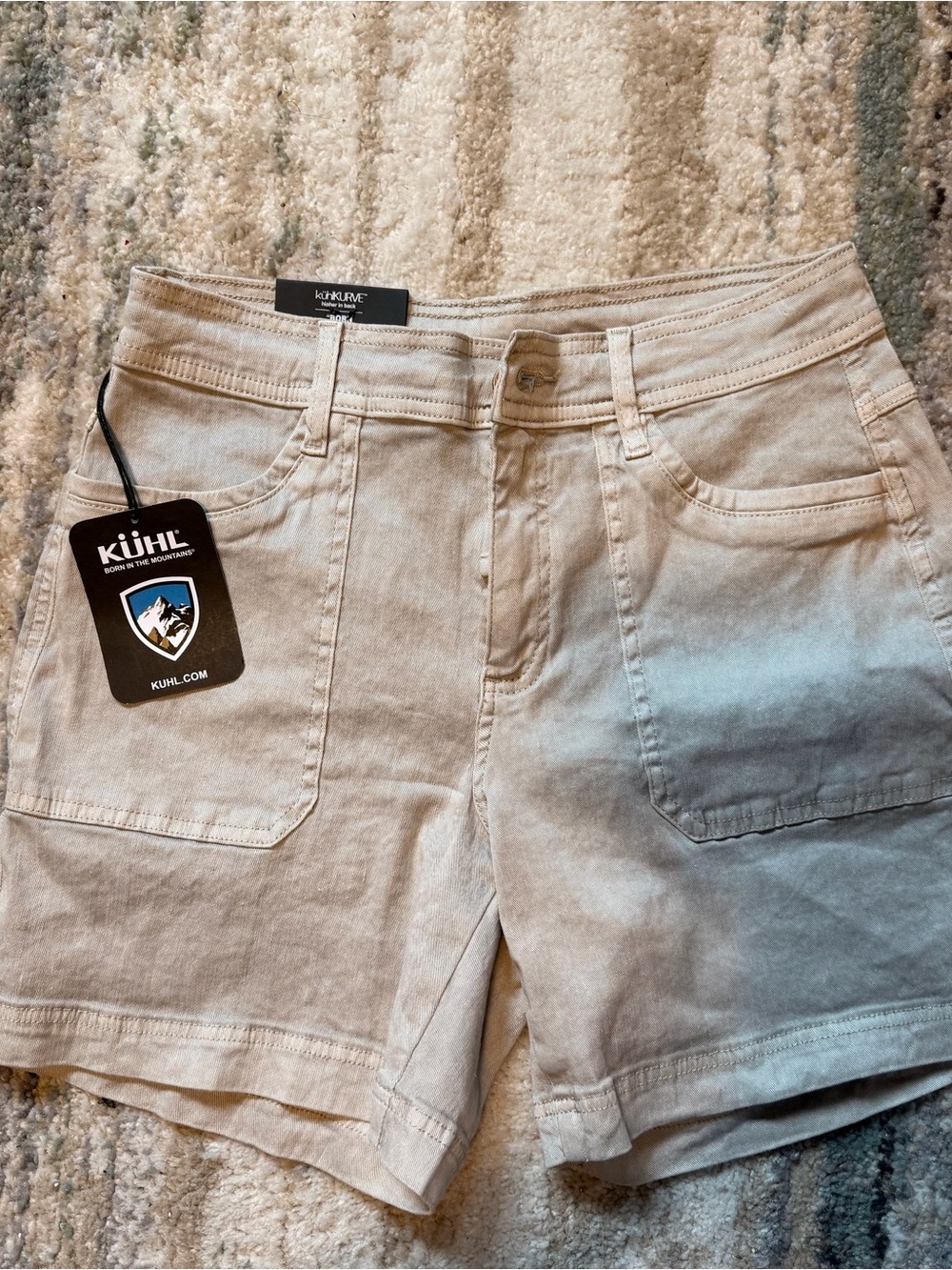 KUHL Women's Light Beige Utility Bermudas